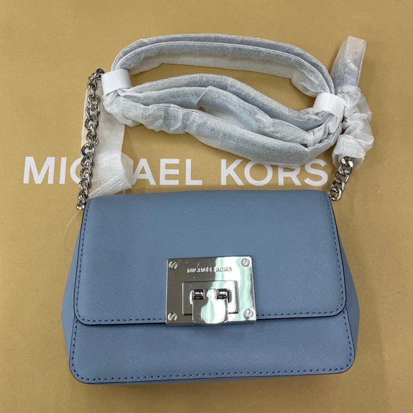 Michael Kors Handbags - NEW MICHAEL KORS LIGHT BLUE CROSSBODY BAG!